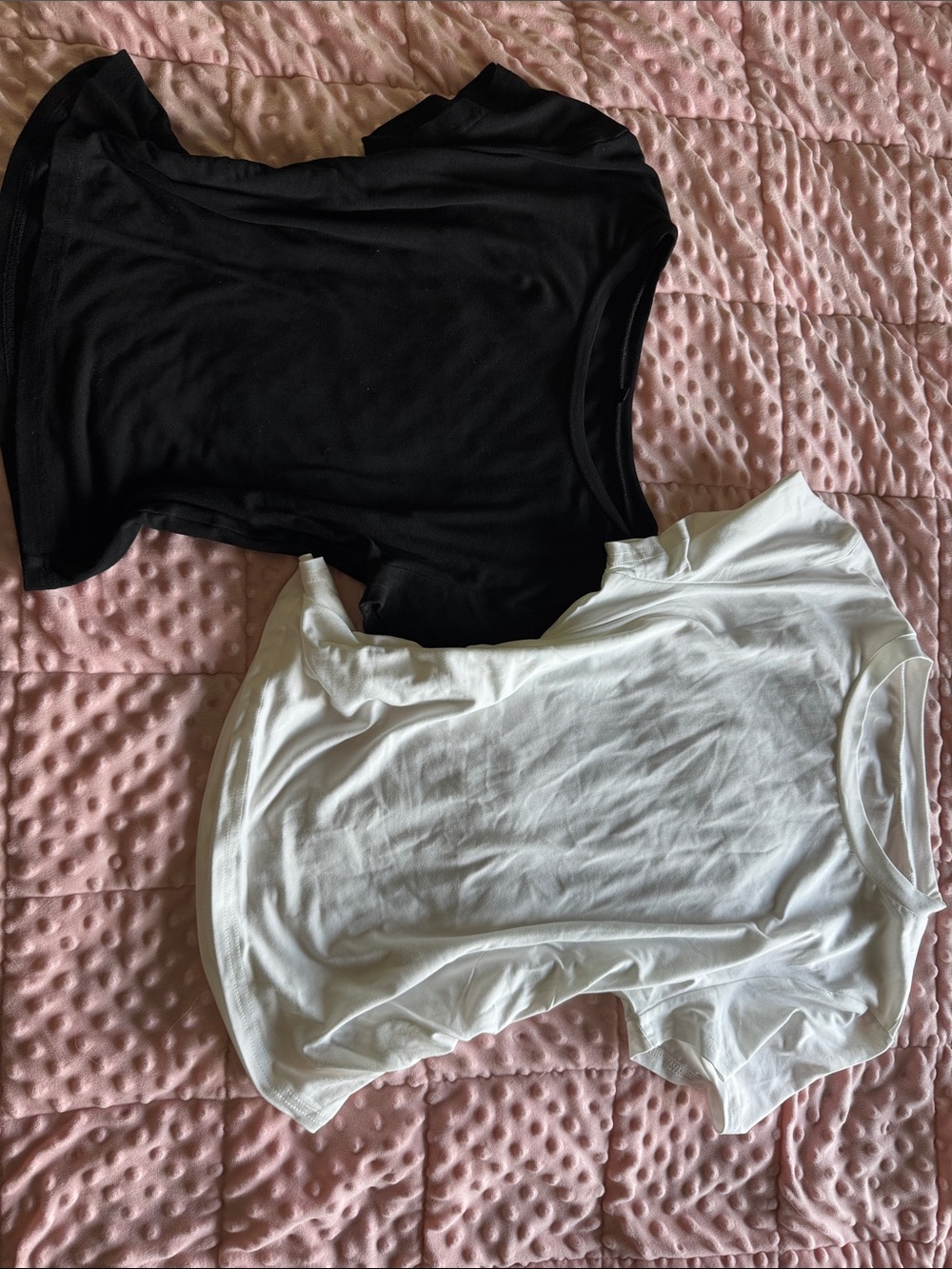 Classic Women's Crew Neck Tee - Black & White